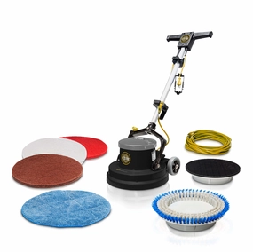 Prolux PLC15 15" Loaded Heavy Duty Single Pad Commercial Polisher Floor Buffer Machine Scrubber Loaded upright vacuum, stick vacuum