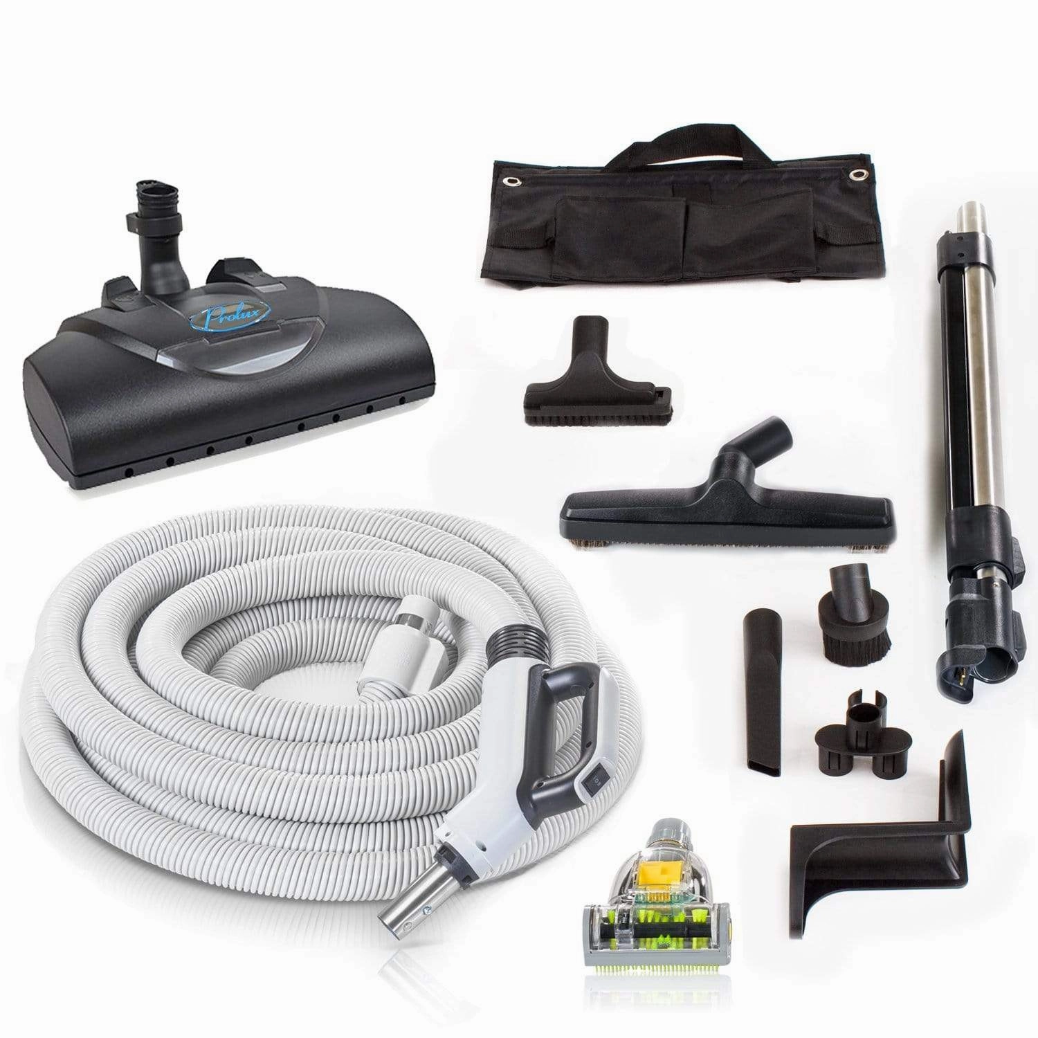 Prolux PLCCV12K Complete Central Vacuum Unit System with Prolux Electric Hose Power Nozzle Kit and 25 Year Warranty