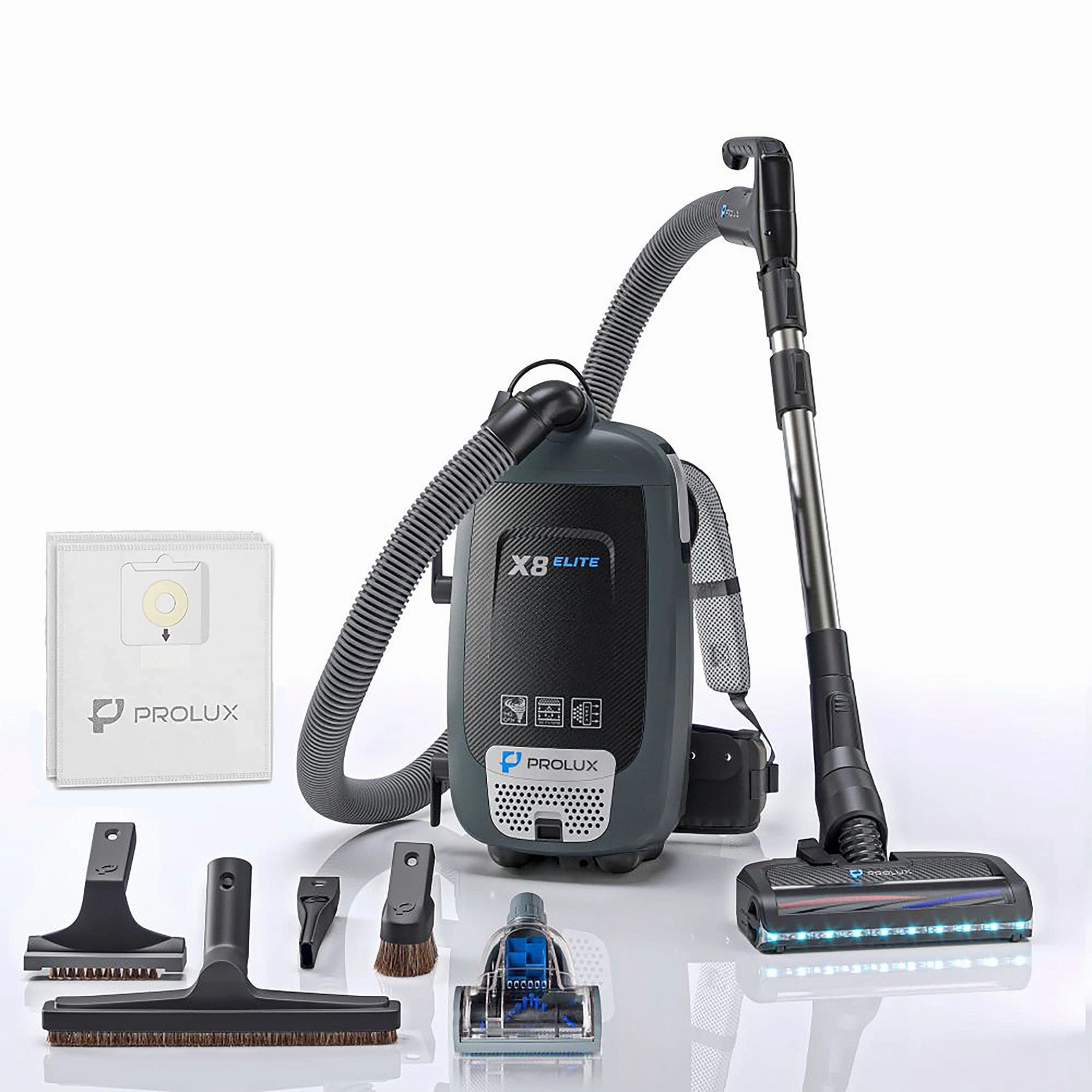 Prolux PLCX8E Backpack Vacuum Canister w/ Electric Powerhead Kit upright vacuum, stick vacuum