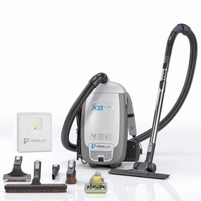 Prolux X8 Lite Backpack Vacuum w/ Premium Tool Kit for Light Commercial Use upright vacuum, stick vacuum
