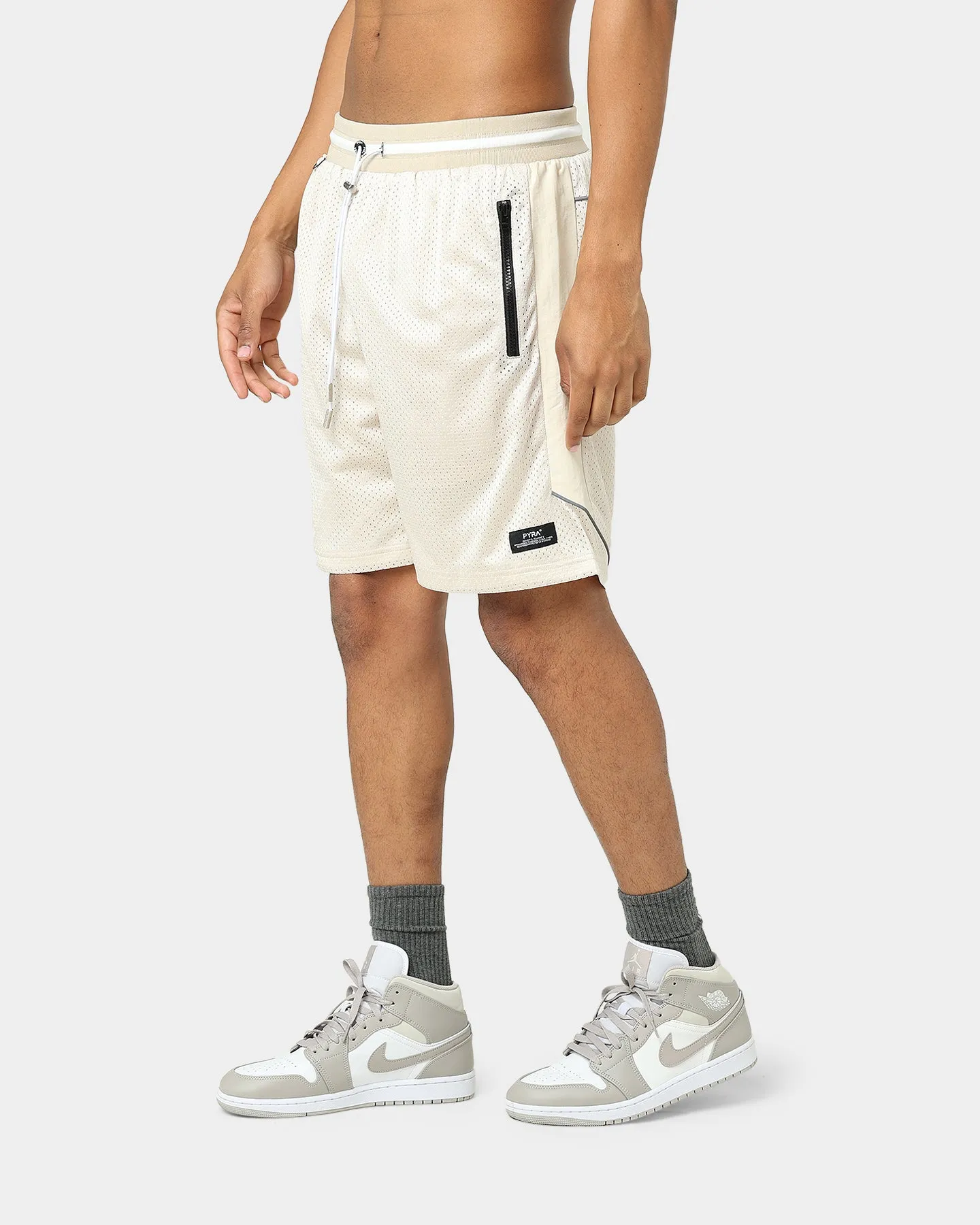 Pyra Nero Mesh Shorts Chateau Grey