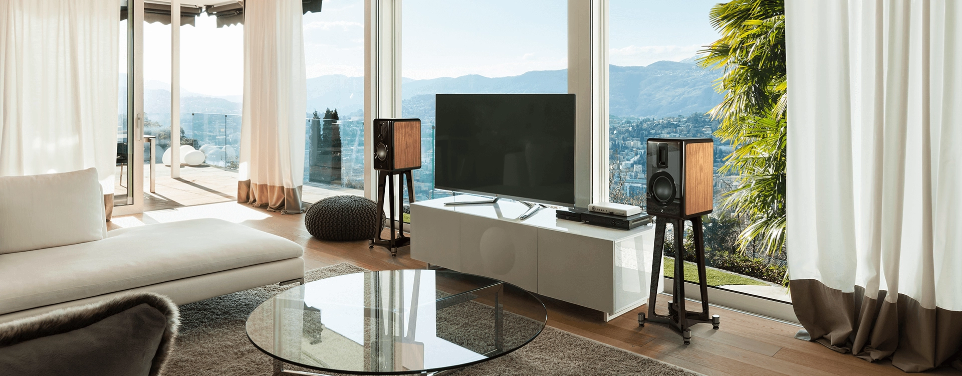 Quad REVELA 1 Standmount Speakers - PAIR - INCLUDES STANDS