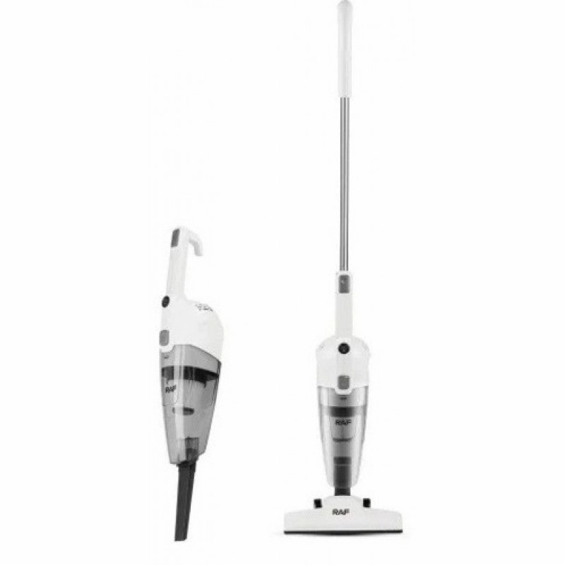 Raf Upright Cleaner 2 In 1, Washable Filter, 600Watts, 1Lit, White robot vacuum, handheld vacuum