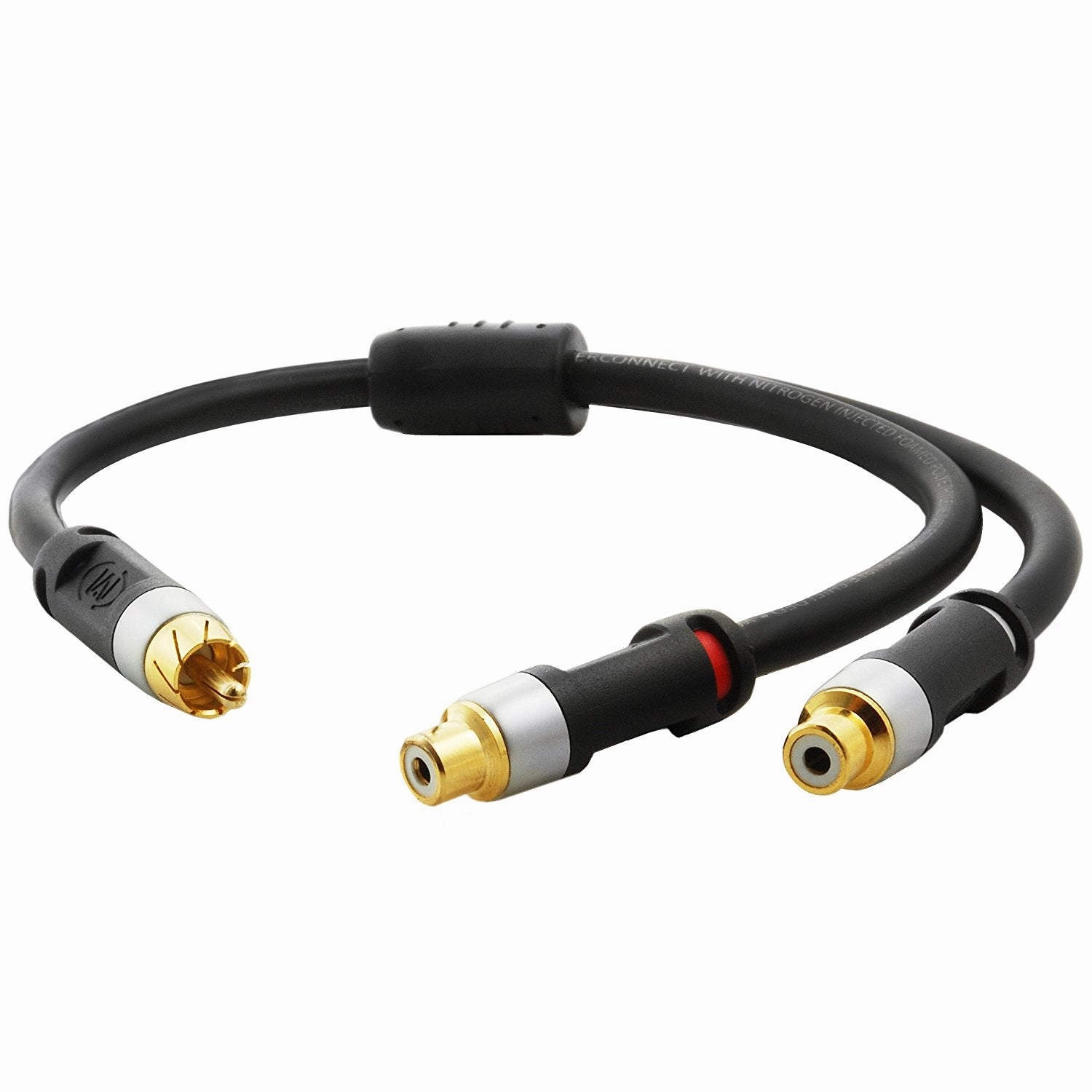 RCA Y Cable  - RCA Mono Male to Two RCA Stereo Female Kitchen Appliances