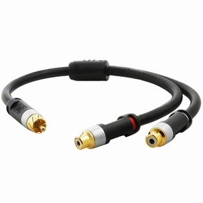 RCA Y Cable  - RCA Mono Male to Two RCA Stereo Female Kitchen Appliances