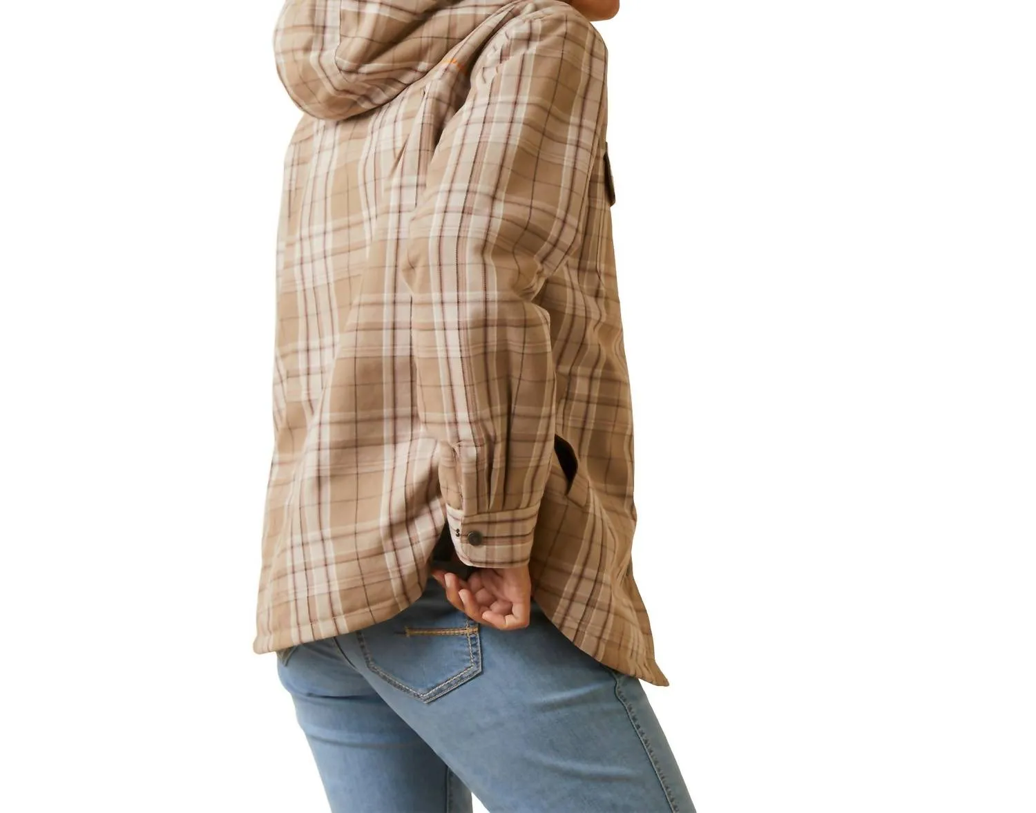 Rebar Flannel Jacket In Fossil