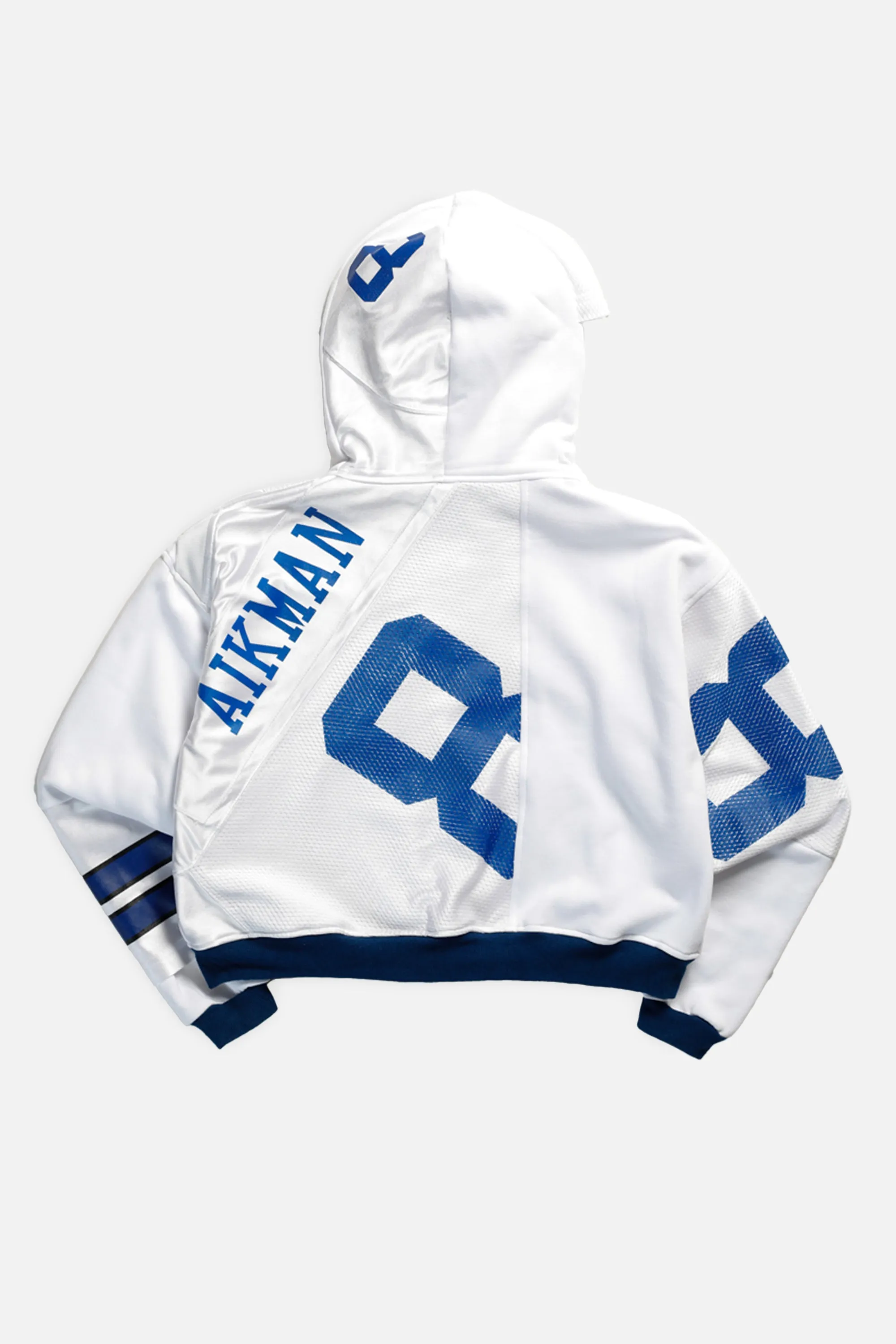 Rework Dallas Cowboys NFL Crop Zip Hoodie- M