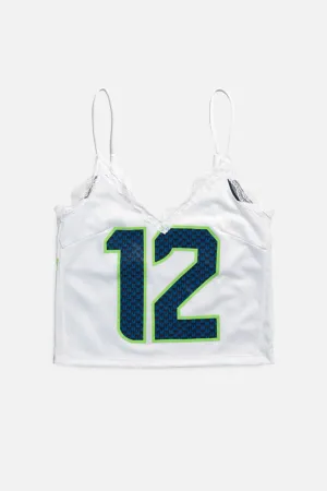 Rework Seattle Seahawks Lace Tank - XS