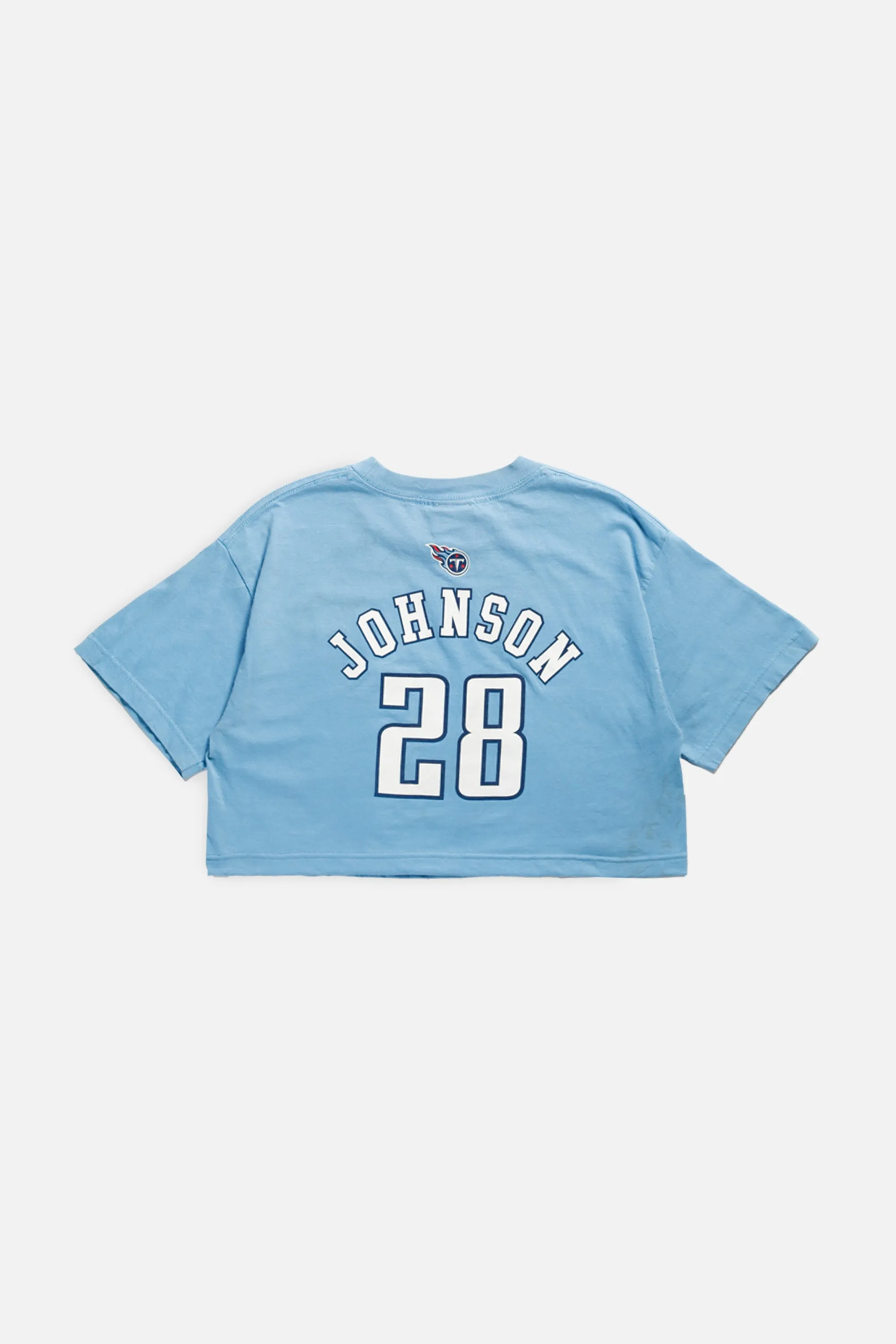 Rework Tennessee Titans NFL Crop Tee - M
