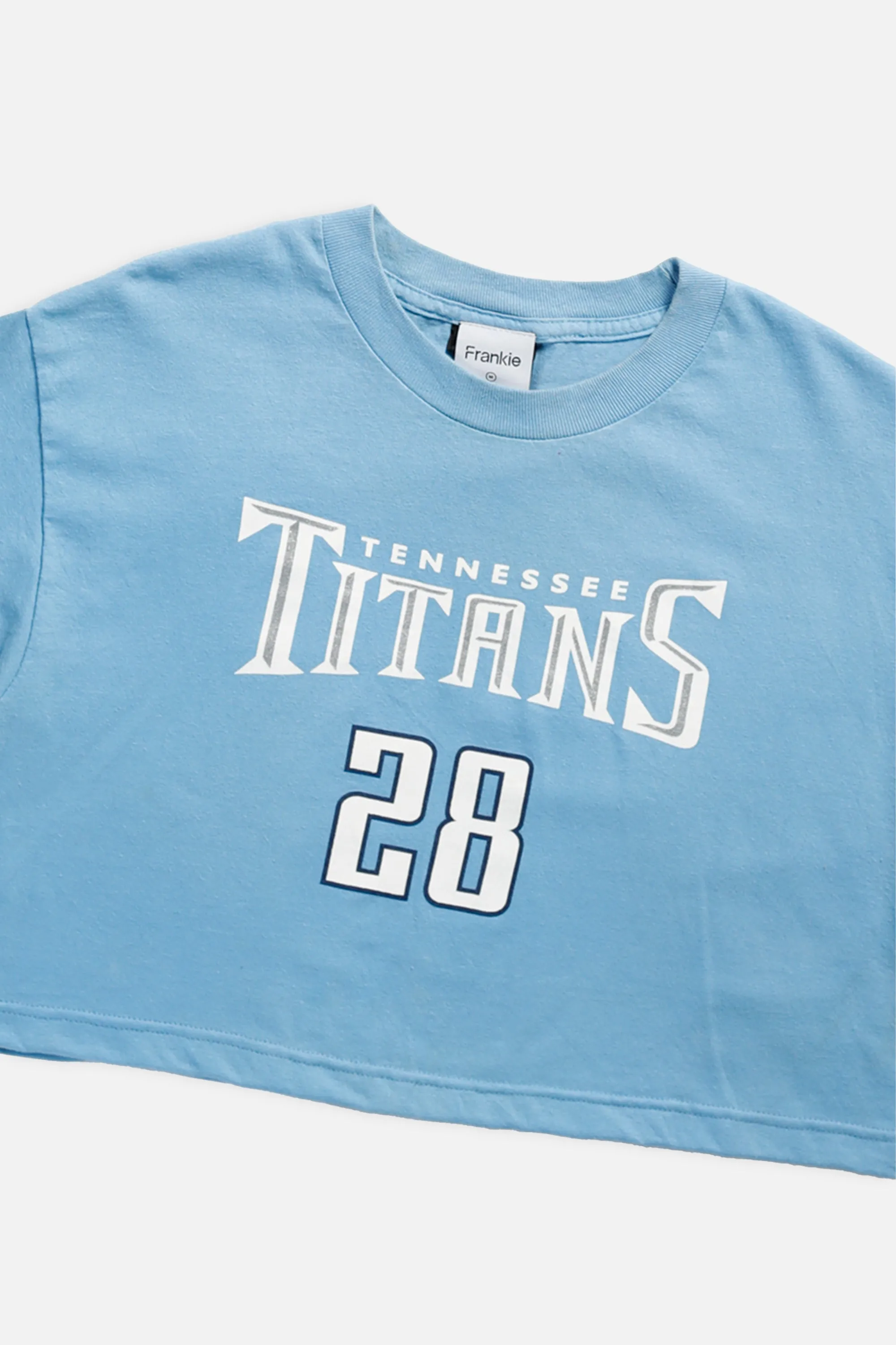 Rework Tennessee Titans NFL Crop Tee - M