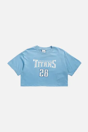 Rework Tennessee Titans NFL Crop Tee - M