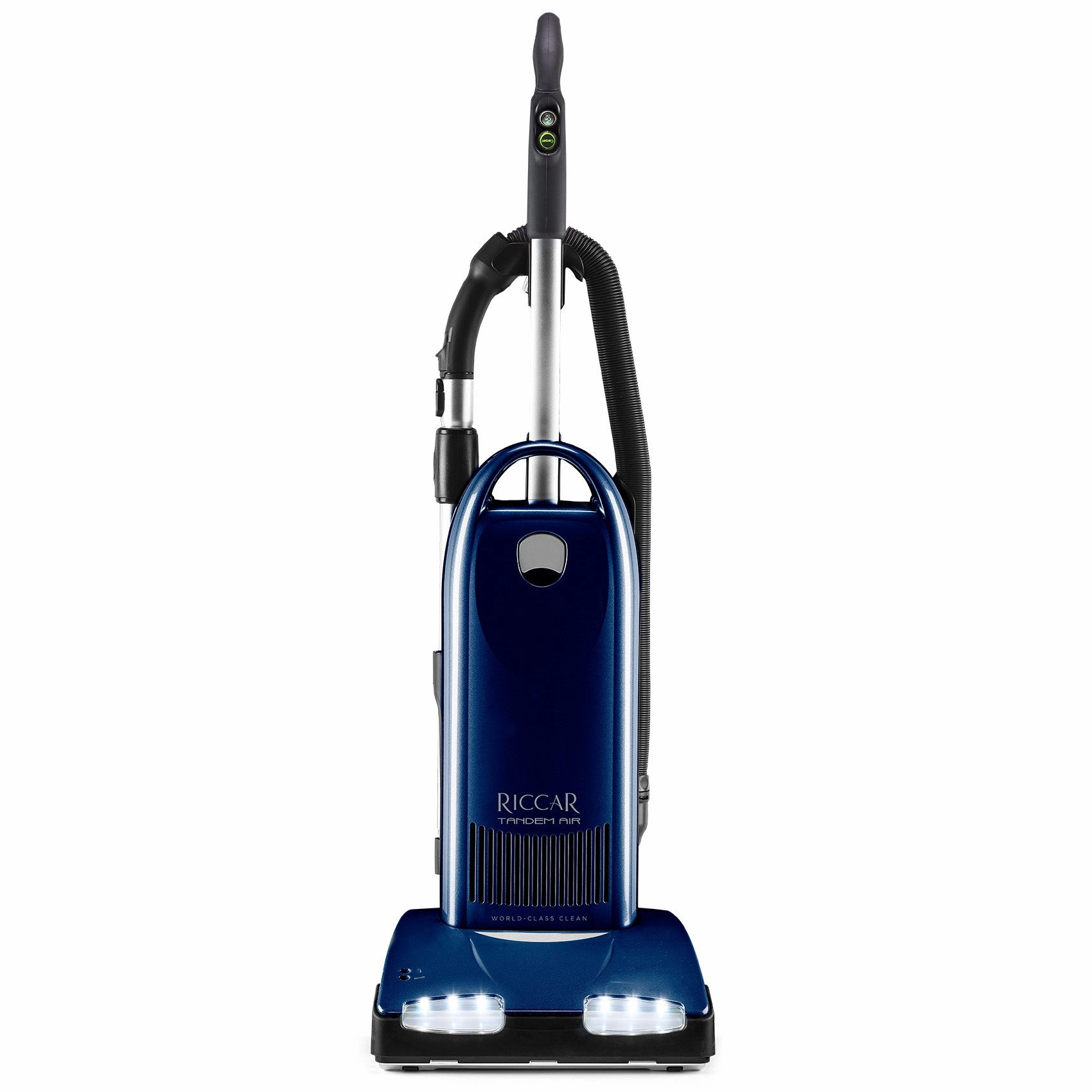 Riccar Tandem Air Series Deluxe Upright R30D, Navy Blue Metallic vacuum cleaner, cordless vacuum