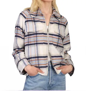 Ricki Zip Jacket In Navy