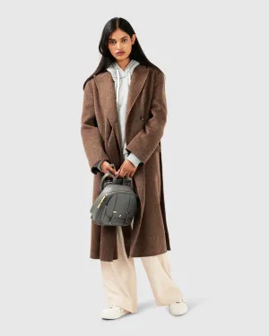 Right There Side Tie Coat