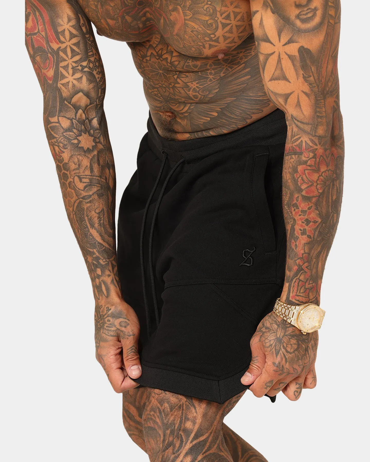 Saint Morta Annex Inset Basketball Shorts Black