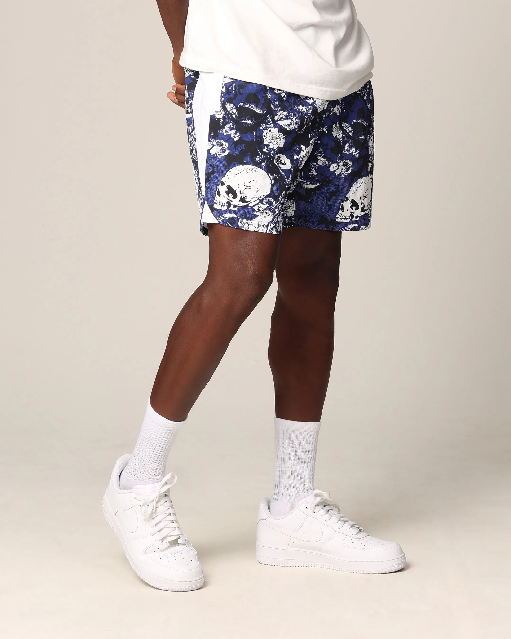 Saint Morta Relic Nylon Shorts Blue/White