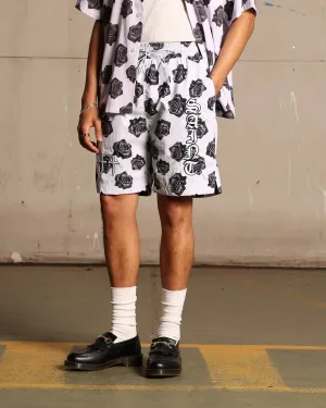 Saint Morta Vintage Rose Beach Shorts White