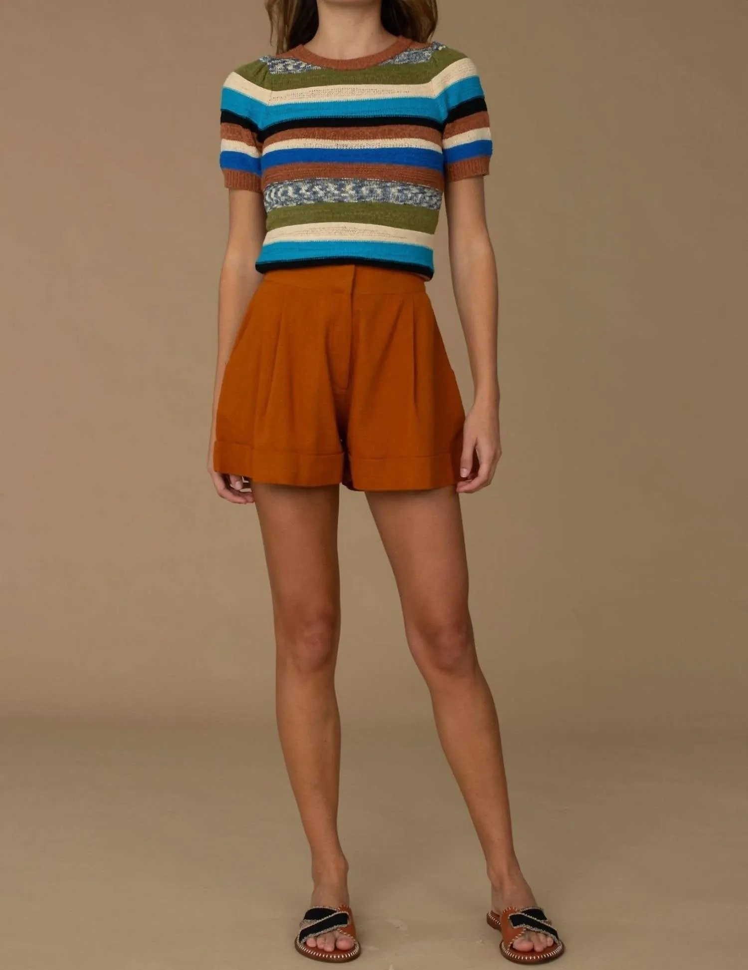 Sami Shorts In Butterscotch