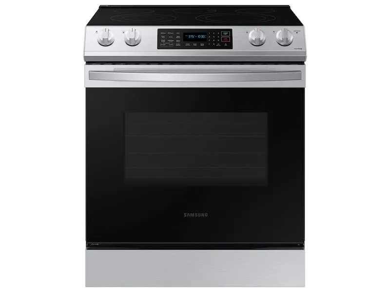 Samsung NE63BG8315SS 6.3 Cu. Ft. Smart Slide-In Electric Range With Air Fry & Convection In Stainless Steel Freestanding Ranges freestanding dual fuel range 30 inch