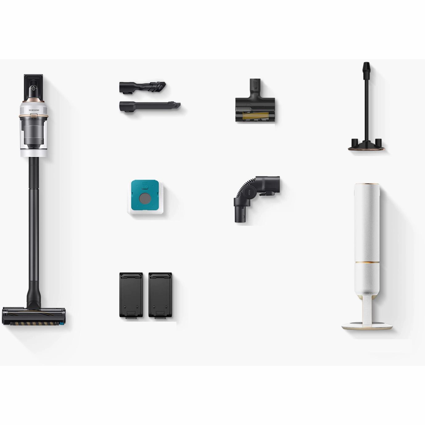 Samsung Bespoke Jet Cordless Stick Vacuum with All in One Clean Station VS20A95923W/AA