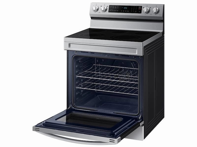Samsung NE63D6511SR 6.3 Cu. Ft. Smart Freestanding Energy Star? Certified Electric Range With Air Fry In Stainless Steel