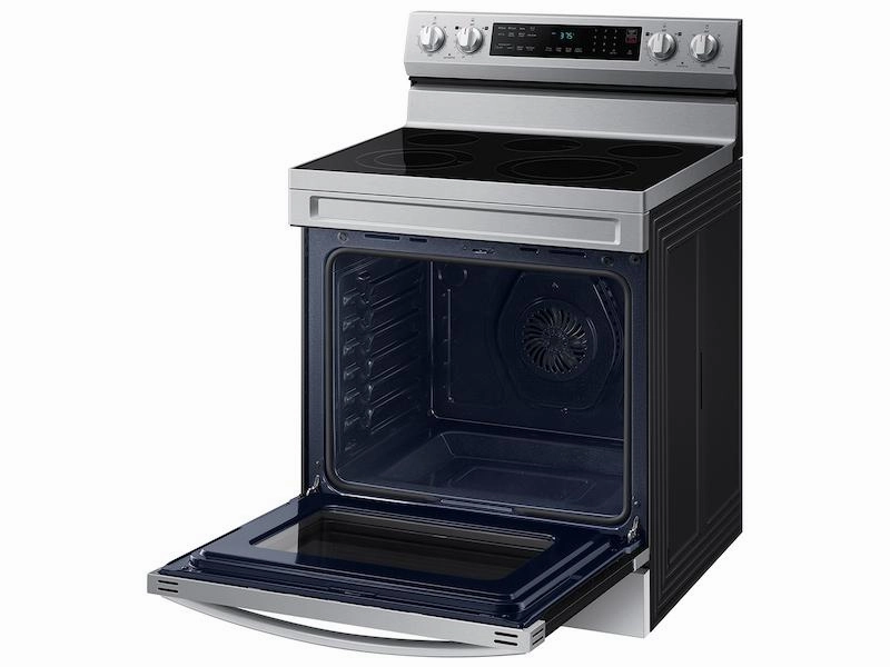 Samsung NE63D6511SR 6.3 Cu. Ft. Smart Freestanding Energy Star? Certified Electric Range With Air Fry In Stainless Steel