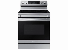 Samsung NE63D6511SR 6.3 Cu. Ft. Smart Freestanding Energy Star? Certified Electric Range With Air Fry In Stainless Steel Freestanding Ranges freestanding dual fuel range 30 inch