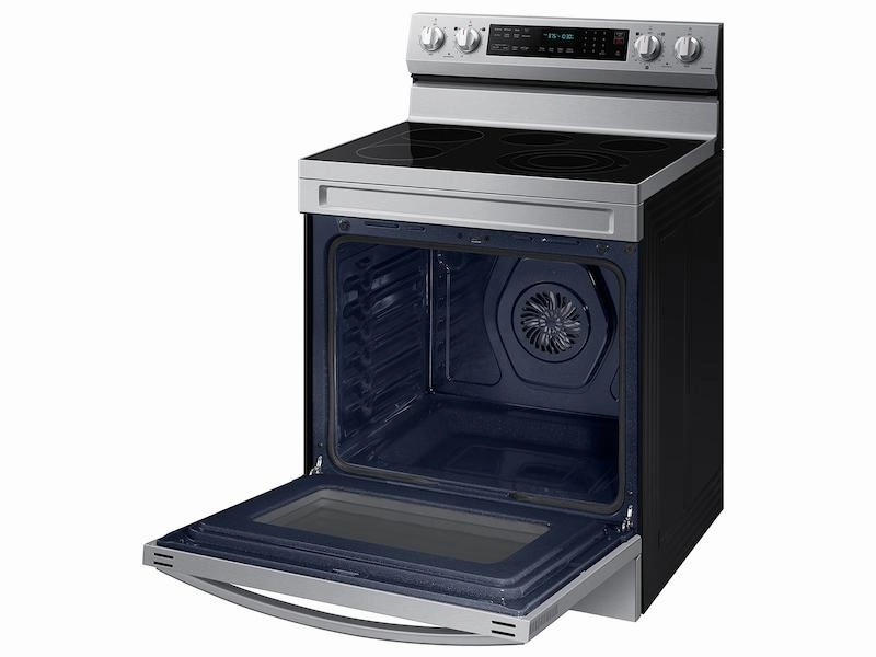 Samsung NE63D6711SR 6.3 Cu. Ft. Smart Freestanding Energy Star? Certified Electric Range With Air Fry And Griddle In Stainless Steel