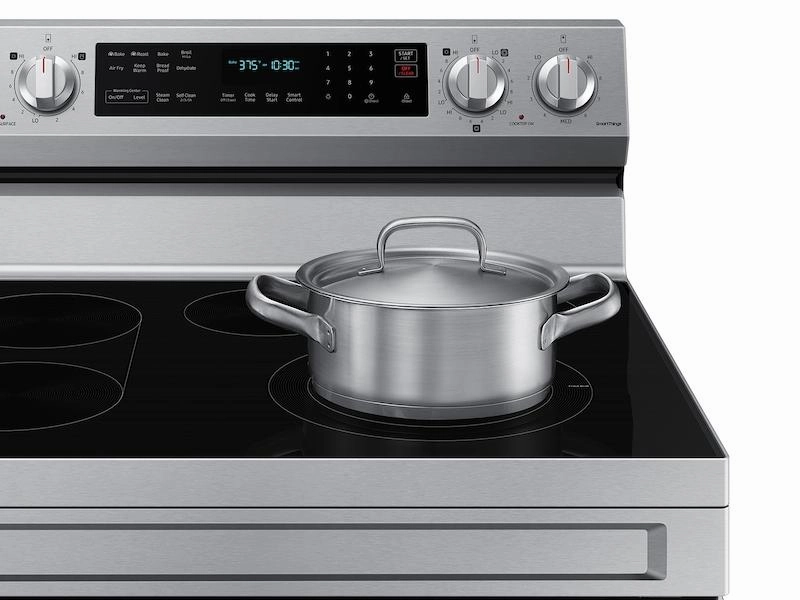 Samsung NE63D6711SR 6.3 Cu. Ft. Smart Freestanding Energy Star? Certified Electric Range With Air Fry And Griddle In Stainless Steel