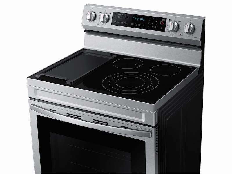 Samsung NE63D6711SR 6.3 Cu. Ft. Smart Freestanding Energy Star? Certified Electric Range With Air Fry And Griddle In Stainless Steel