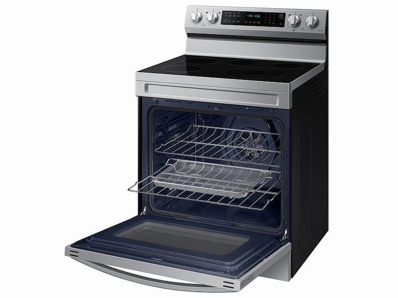 Samsung NE63D6711SR 6.3 Cu. Ft. Smart Freestanding Energy Star? Certified Electric Range With Air Fry And Griddle In Stainless Steel