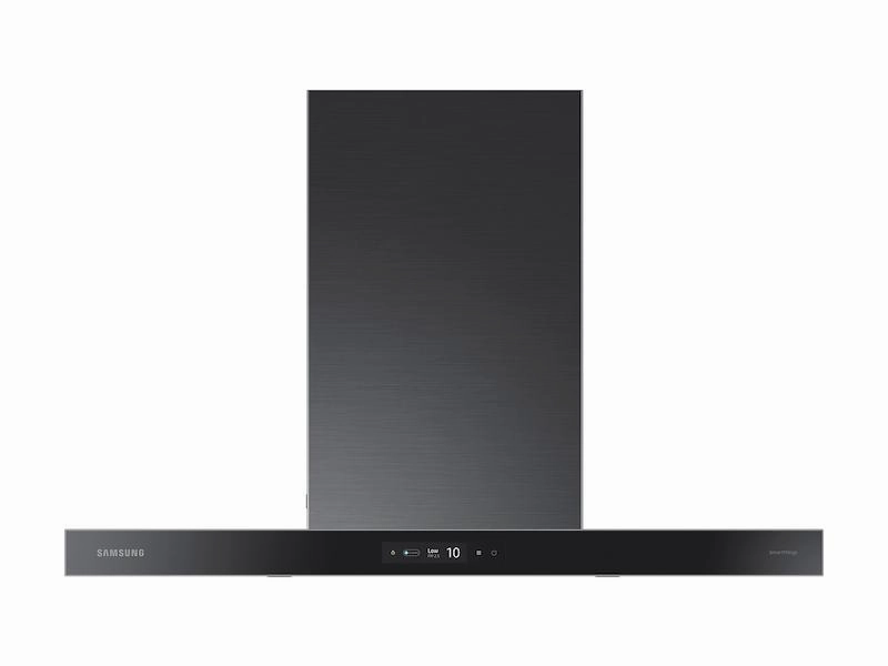 Samsung NK36CB700W33 36" Bespoke Smart Wall Mount Hood With Lcd Display In Clean Deep Charcoal Ventilation Range Hoods high suction kitchen exhaust hood