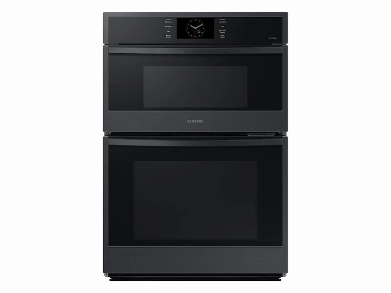 Samsung NQ70CG600DMT 30" Microwave Combination Wall Oven With Steam Cook In Matte Black Wall Ovens convection wall oven with steam assist