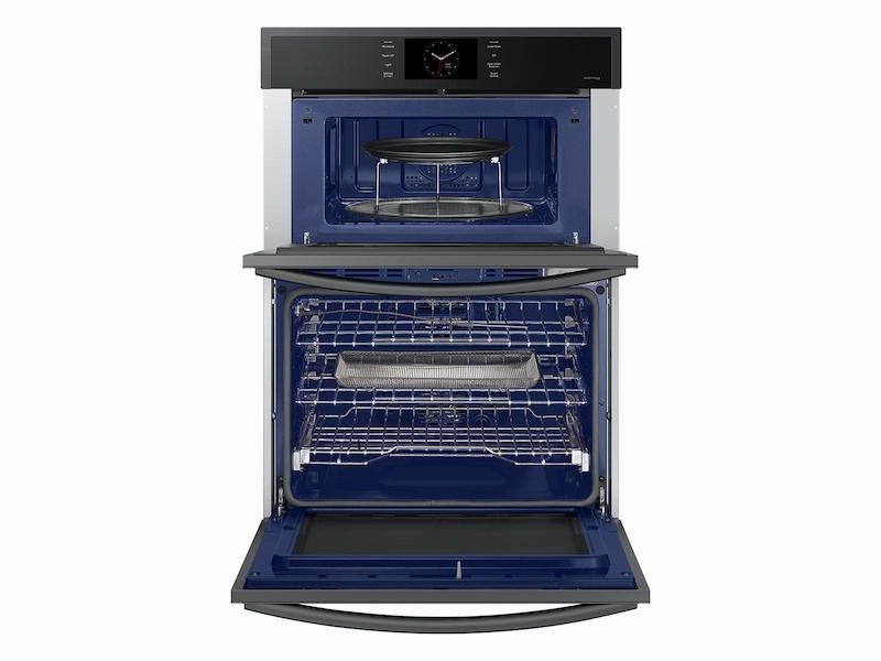 Samsung NQ70CG600DMT 30" Microwave Combination Wall Oven With Steam Cook In Matte Black
