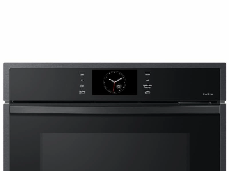 Samsung NV51CG600DMT 30" Double Wall Oven With Steam Cook In Matte Black Steel