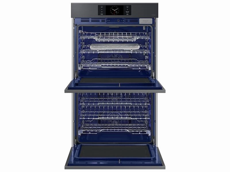 Samsung NV51CG700DMT Bespoke 30" Matte Black Steel Double Wall Oven With Ai Pro Cooking&#8482; Camera