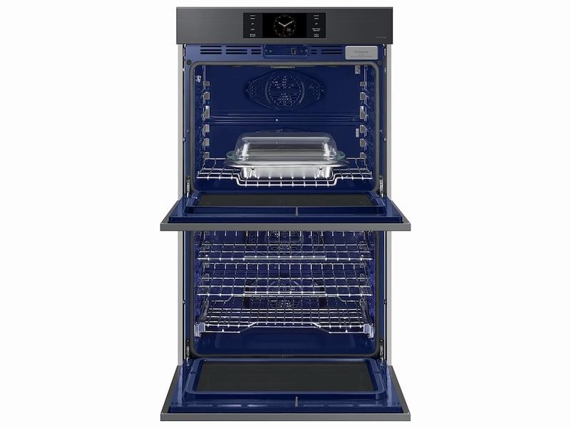 Samsung NV51CG700DMT Bespoke 30" Matte Black Steel Double Wall Oven With Ai Pro Cooking&#8482; Camera