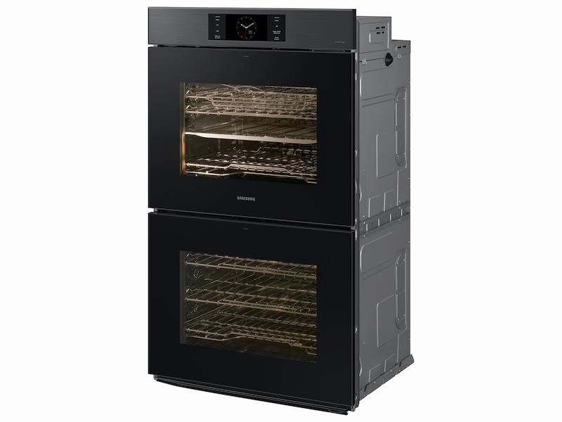 Samsung NV51CG700DMT Bespoke 30" Matte Black Steel Double Wall Oven With Ai Pro Cooking&#8482; Camera