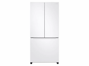 Samsung RF20A5101WW 19.5 Cu. Ft. Smart 3-Door French Door Refrigerator In White Freestanding Refrigerators freestanding fridge freezer combo