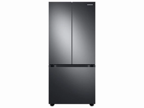 Samsung RF22A4121SG 22 Cu. Ft. Smart 3-Door French Door Refrigerator In Black Stainless Steel Freestanding Refrigerators freestanding fridge freezer combo
