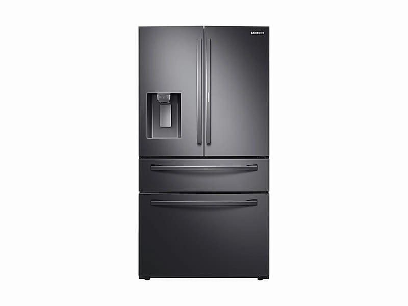 Samsung RF22R7351SG 22 Cu. Ft. Food Showcase Counter Depth 4-Door French Door Refrigerator In Black Stainless Steel Freestanding Refrigerators freestanding fridge freezer combo