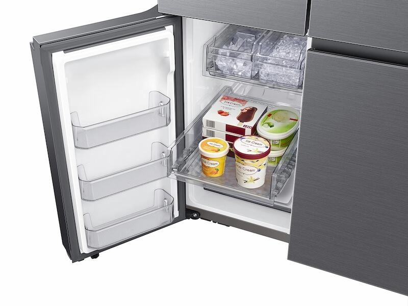 Samsung RF23A9071SG 23 Cu. Ft. Smart Counter Depth 4-Door Flex&#8482; Refrigerator With Autofill Water Pitcher And Dual Ice Maker In Black Stainless Steel