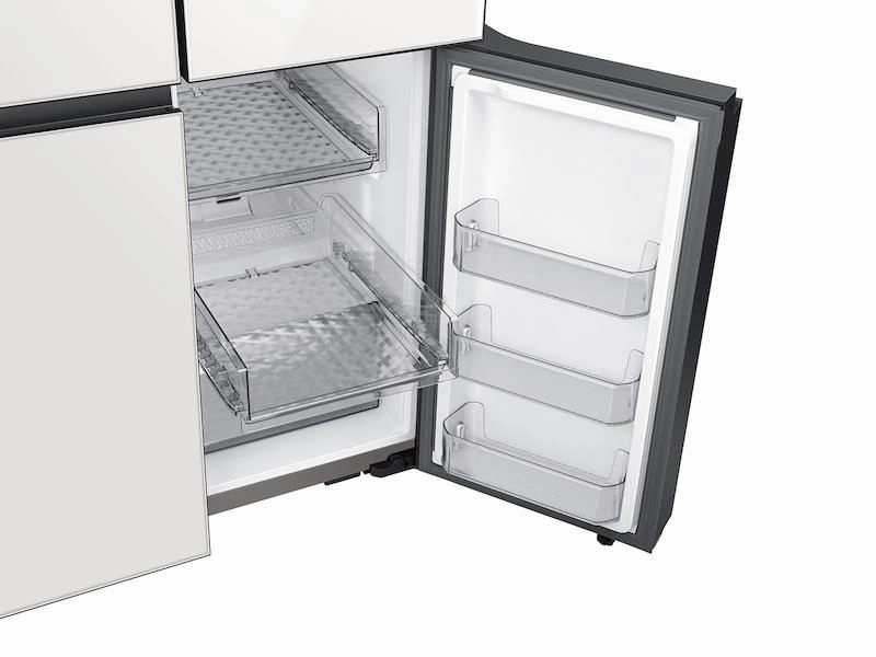Samsung RF23A967512 Bespoke 4-Door Flex&#8482; Refrigerator (23 Cu. Ft.) In White Glass