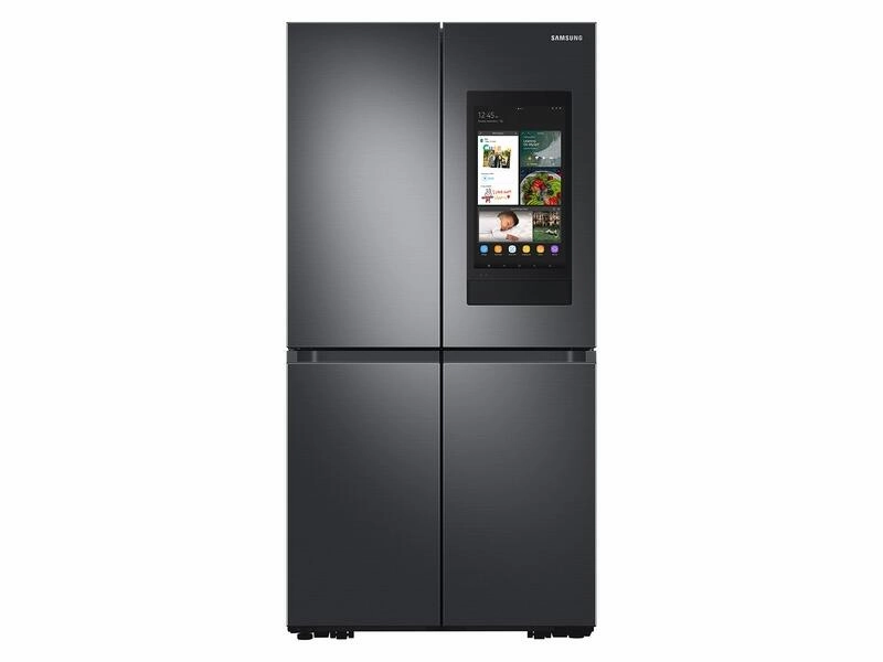 Samsung RF23A9771SG 23 Cu. Ft. Smart Counter Depth 4-Door Flex&#8482; Refrigerator With Family Hub&#8482; And Beverage Center In Black Stainless Steel Freestanding Refrigerators freestanding fridge freezer combo