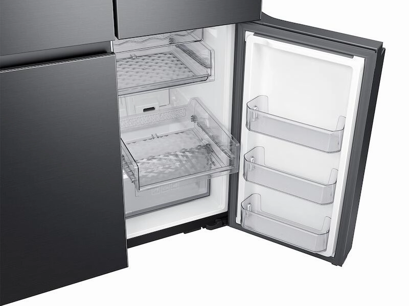 Samsung RF23A9771SG 23 Cu. Ft. Smart Counter Depth 4-Door Flex&#8482; Refrigerator With Family Hub&#8482; And Beverage Center In Black Stainless Steel