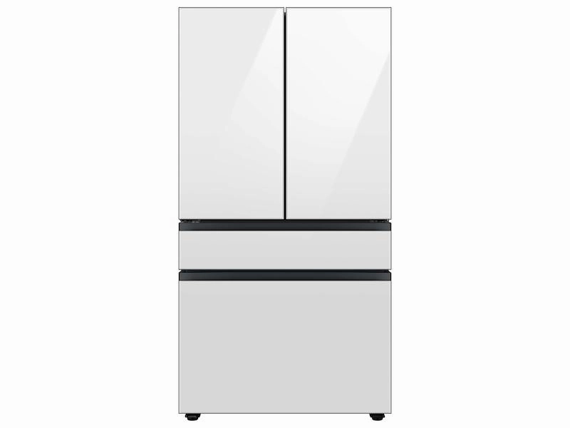 Samsung RF23BB820012 Bespoke 4-Door French Door Refrigerator (23 Cu. Ft.) With Autofill Water Pitcher In White Glass Freestanding Refrigerators freestanding fridge freezer combo