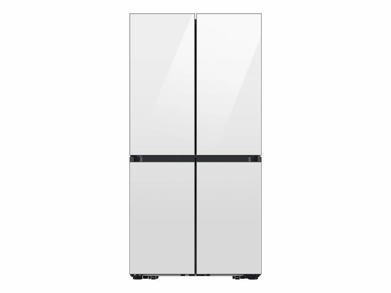 Samsung RF23DB960012 Bespoke Counter Depth 4-Door Flex&#8482; Refrigerator (23 Cu. Ft.) With Beverage Center&#8482; In White Glass - (With Customizable Door Panel Colors) Freestanding Refrigerators freestanding fridge freezer combo