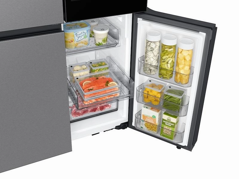 Samsung RF23DB9900QD Bespoke Counter Depth 4-Door Flex&#8482; Refrigerator (23 Cu. Ft.) With Ai Family Hub &#8482; And Ai Vision Inside&#8482; In Stainless Steel