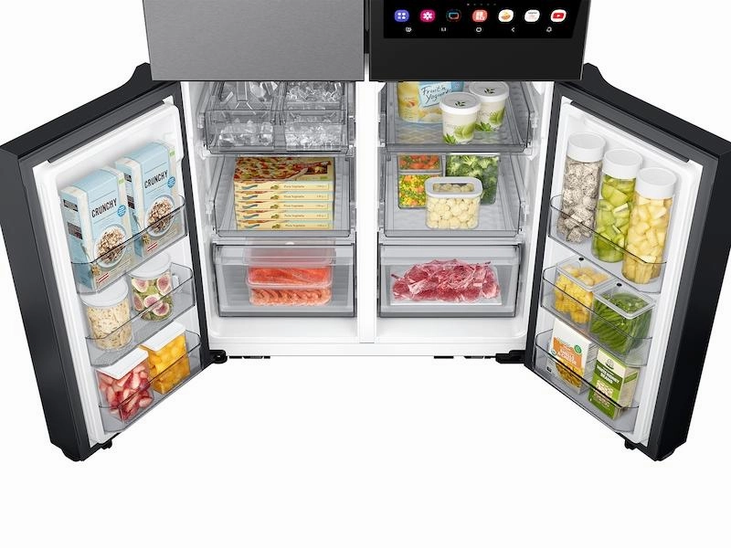 Samsung RF23DB9900QD Bespoke Counter Depth 4-Door Flex&#8482; Refrigerator (23 Cu. Ft.) With Ai Family Hub &#8482; And Ai Vision Inside&#8482; In Stainless Steel