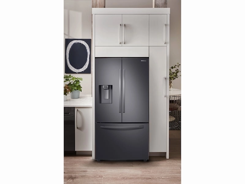 Samsung RF23R6201SG 23 Cu. Ft. 3-Door French Door, Counter Depth Refrigerator With Coolselect Pantry&#8482; In Black Stainless Steel